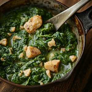 Creamed Spinach w/ Foie Gras