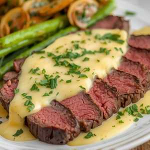Bavette, Sauce Saint Marcellin