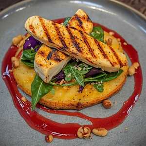 Grilled Halloumi Salad