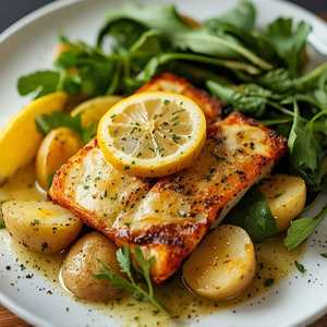 Pan-Fried Sea Bass