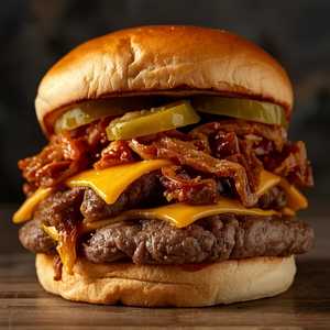 BBQ Bourbon Beef Burger