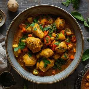 Village Style Chicken Curry Handi