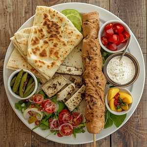 Halloumi Shawarma