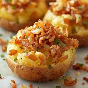 Crispy Garlic Potatoes