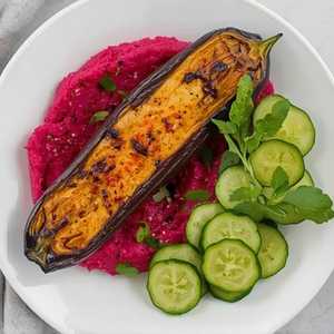 Harissa Roasted Aubergine