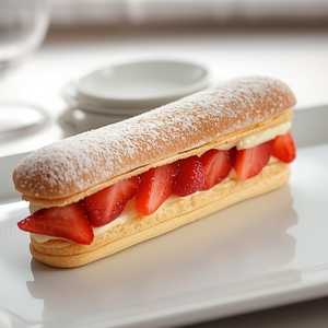 Strawberry & Elderflower Éclair (Prix-Fixe)