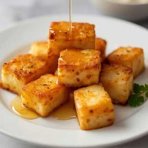 Halloumi & honey