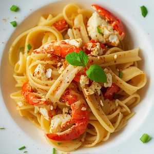 Devon Crab Linguine