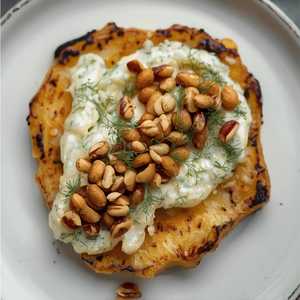 Charred celeriac