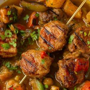 Lamb Shashlik Bhuna