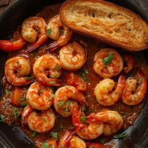 SEARED KING PRAWNS