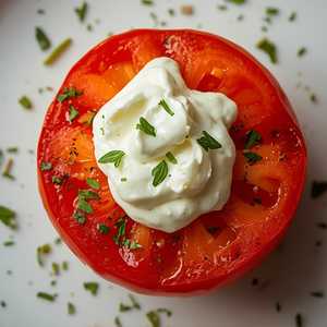 Baked Tomato & Crème Fraîche