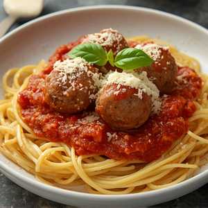 Spaghetti And Meatballs Pasta