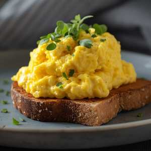 Scrambled Eggs on Sourdough