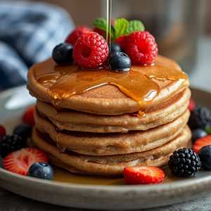 BUCKWHEAT & RYE PANCAKES