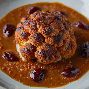 BBQ HARISSA CAULIFLOWER (ve)