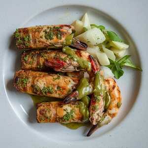 Garlic Roasted Prawns