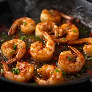 CHILLI GARLIC PRAWNS