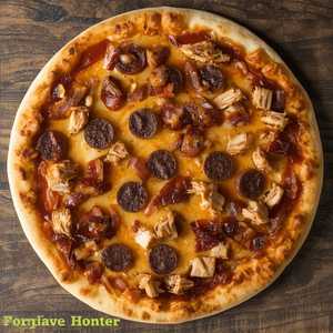 BBQ Double Chicken Pizza