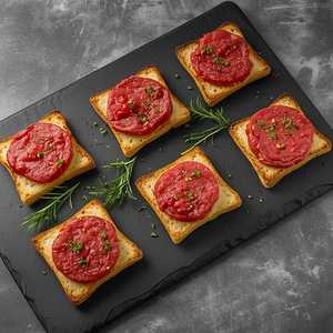 Steak Tartare Toasties