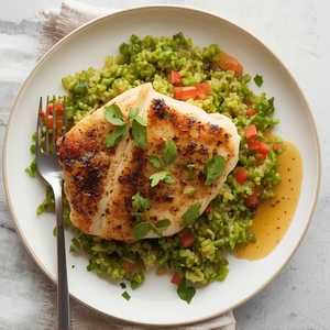 Halibut sabzi