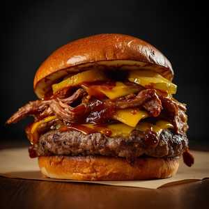BBQ Bourbon Beef Burger