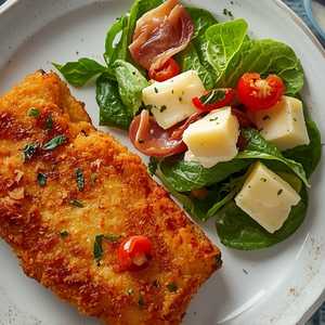 Chicken Schnitzel Salad