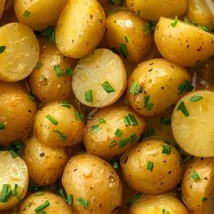 Buttered New Potatoes with Chives