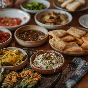 Mix of Hot and Cold Starters