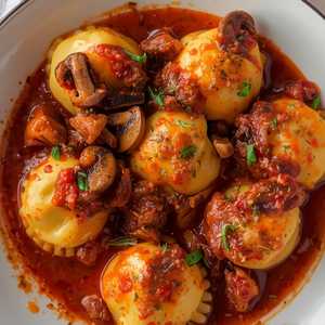 Beef & Red Wine Tortellini Pasta