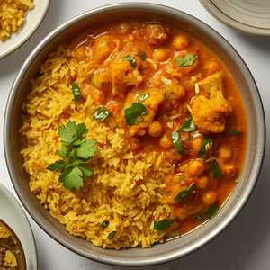Cauliflower & Chickpea Makhani