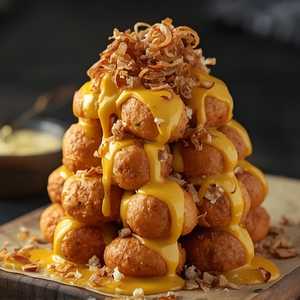 Cheesy Dough Ball Stack
