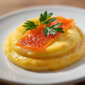 Egg Mayonnaise, Saffron + Cantabrian Anchovy