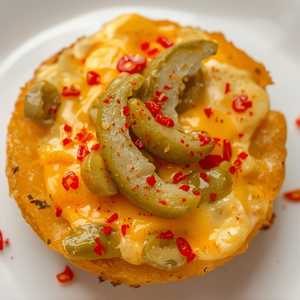Chilli Pepper Popper Loaded Hash Browns