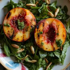 Grilled Peach Salad