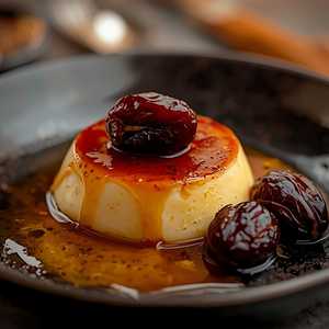 Crème Caramel, Agen Prune In Armagnac