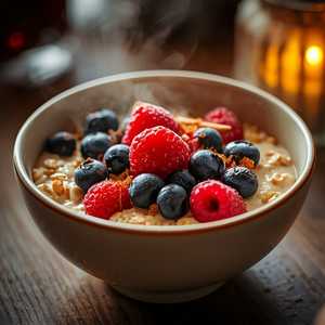 Berry, Maple & Cinnamon Porridge