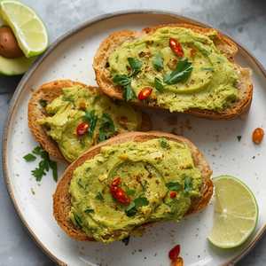 CRUSHED AVOCADO AND EGGS