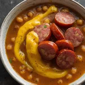 Chickpea + Chistorra w/ Saffron Aioli