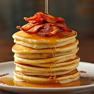 Smoked Streaky Bacon Pancakes