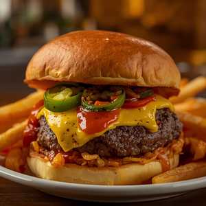 Burger Style Loaded Fries