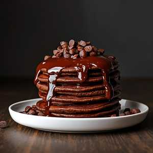 Triple Choccy Pancakes