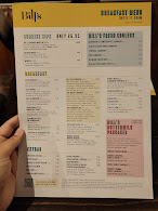 Bill's Covent Garden Restaurant Menu Photo 5